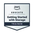 AWS Educate: Getting Started with Storage badge