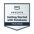 AWS Educate: Getting Started with Databases badge