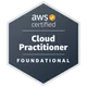 AWS Certified Cloud Practitioner badge