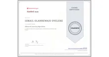 Advanced Learning Algorithms certificate